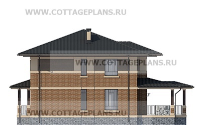 Фасады проект дома 71-57 общ. площадь 263,65 м2