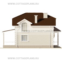 Фасады проект дома 14-10 общ. площадь 152,72 м2