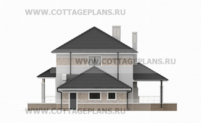 Фасады проект дома 29-29 общ. площадь 227,00 м2