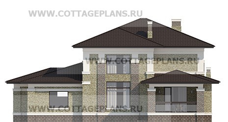 Фасады проект дома 105-30 общ. площадь 431,65 м2
