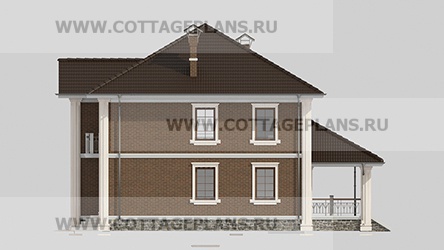 Фасады проект дома 206-30 общ. площадь 216,15 м2