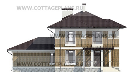 Фасады проект дома 78-55 общ. площадь 307,25 м2