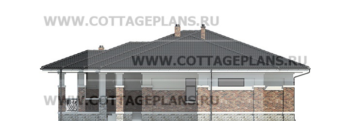 Фасады проект дома 91-60 общ. площадь 306,75 м2