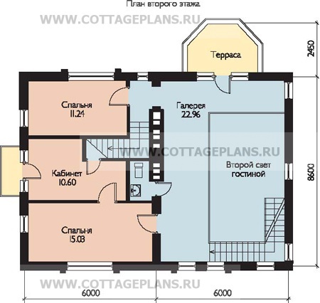 Поэтажные планы проект дома 35-48 общ. площадь 396,18 м2