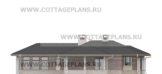 Фасады проект дома 17-37 общ. площадь 387,50 м2