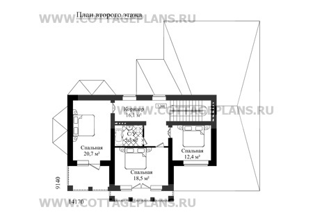 Поэтажные планы проект дома 49-11 общ. площадь 179,3 м2