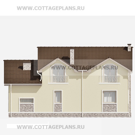 Фасады проект дома 15-18 общ. площадь 206,71 м2