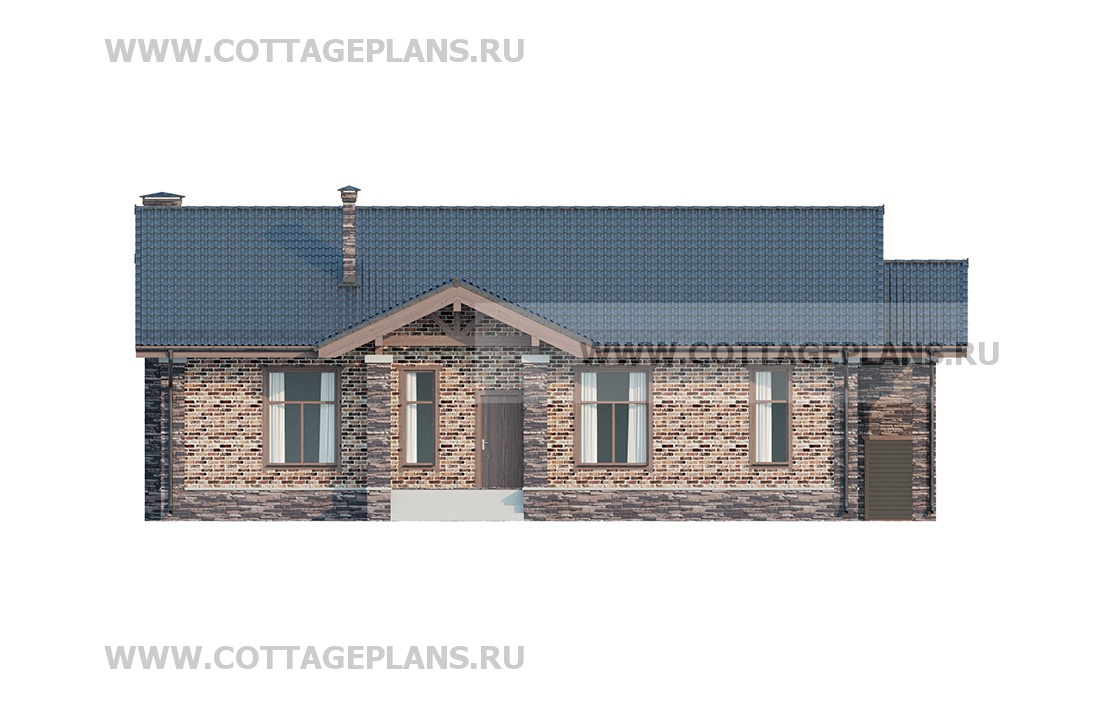 Фасады проект дома 700-66 общ. площадь 106,35 м2