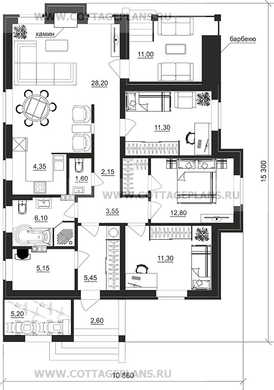 Поэтажные планы проект дома 900-09 общ. площадь 91,80 м2