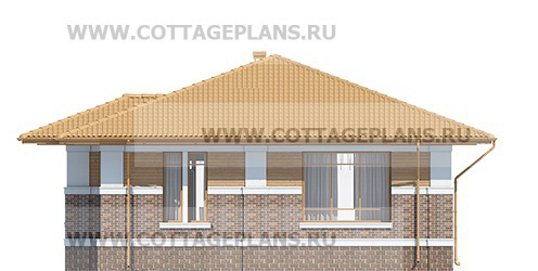 Фасады проект дома 07-89 общ. площадь 73,45 м2