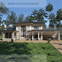 проект дома 203-43 общ. площадь 427,75 м2