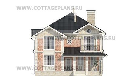 Фасады проект дома 102-09 общ. площадь 201,35 м2