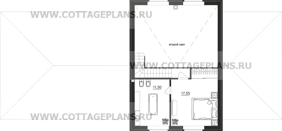 Поэтажные планы проект дома 16-75 общ. площадь 196,30 м2