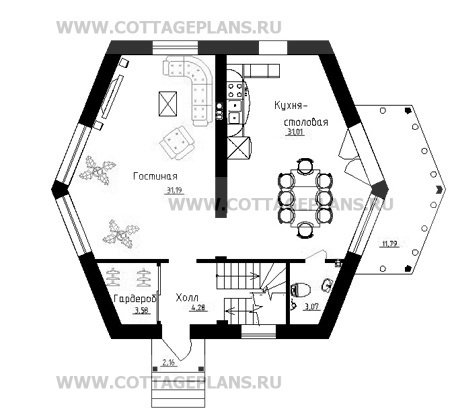 Поэтажные планы проект дома 15-89 общ. площадь 241,27 м2
