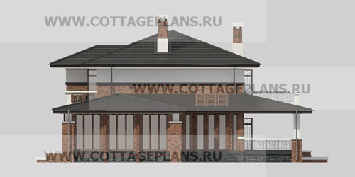 Фасады проект дома 20-39 общ. площадь 340,05 м2