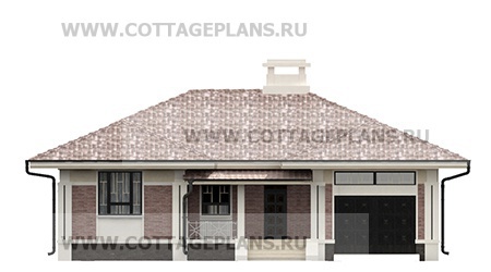 Фасады проект дома 702-61 общ. площадь 120,85 м2