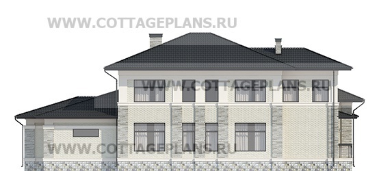 Фасады проект дома 102-43 общ. площадь 274,7 м2