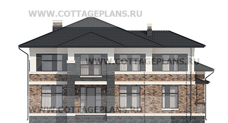 Фасады проект дома 202-74 общ. площадь 321 м2