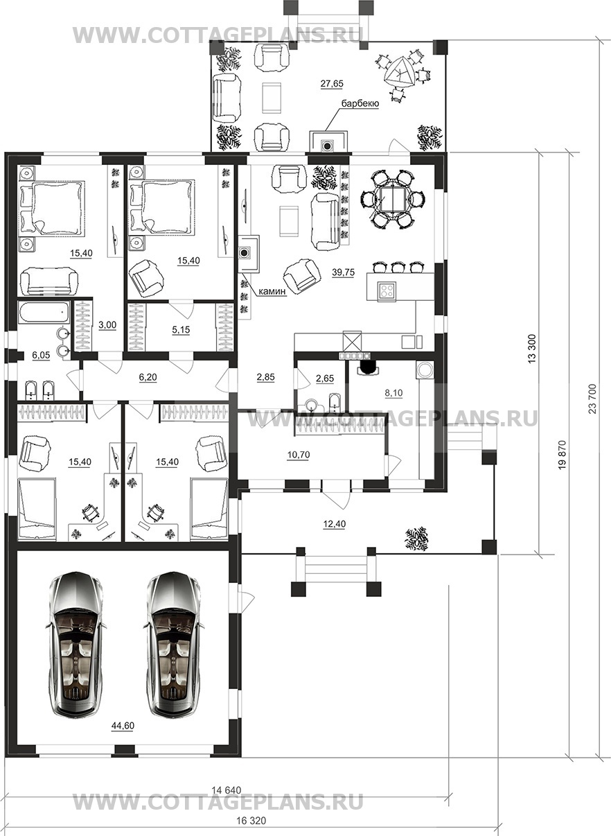 Поэтажные планы проект дома 07-10 общ. площадь 190,95м2