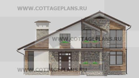 Фасады проект дома 15-51 общ. площадь 313,45 м2