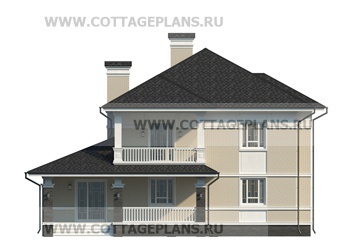 Фасады проект дома 24-01 общ. площадь 334,75 м2