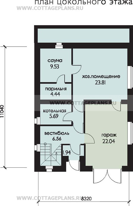 Поэтажные планы проект дома 52-78 общ. площадь 247.00м2