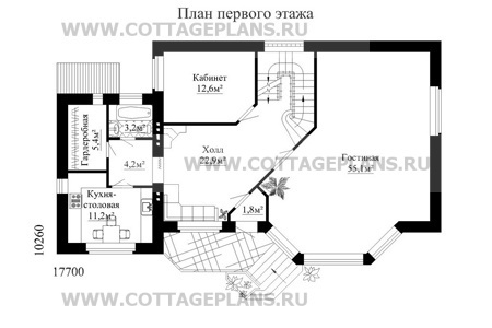 Поэтажные планы проект дома 32-53 общ. площадь 315.3м2