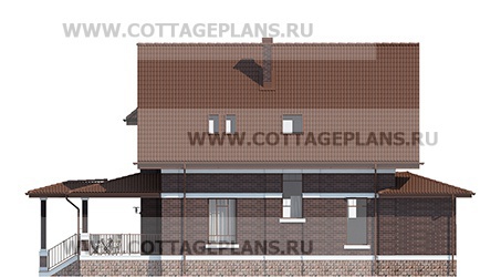 Фасады проект дома 206-25 общ. площадь 187,40 м2