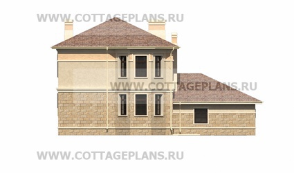 Фасады проект дома 15-73 общ. площадь 228,65 м2