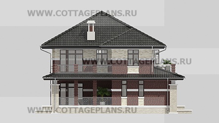 Фасады проект дома 77-73 общ. площадь 205,50 м2