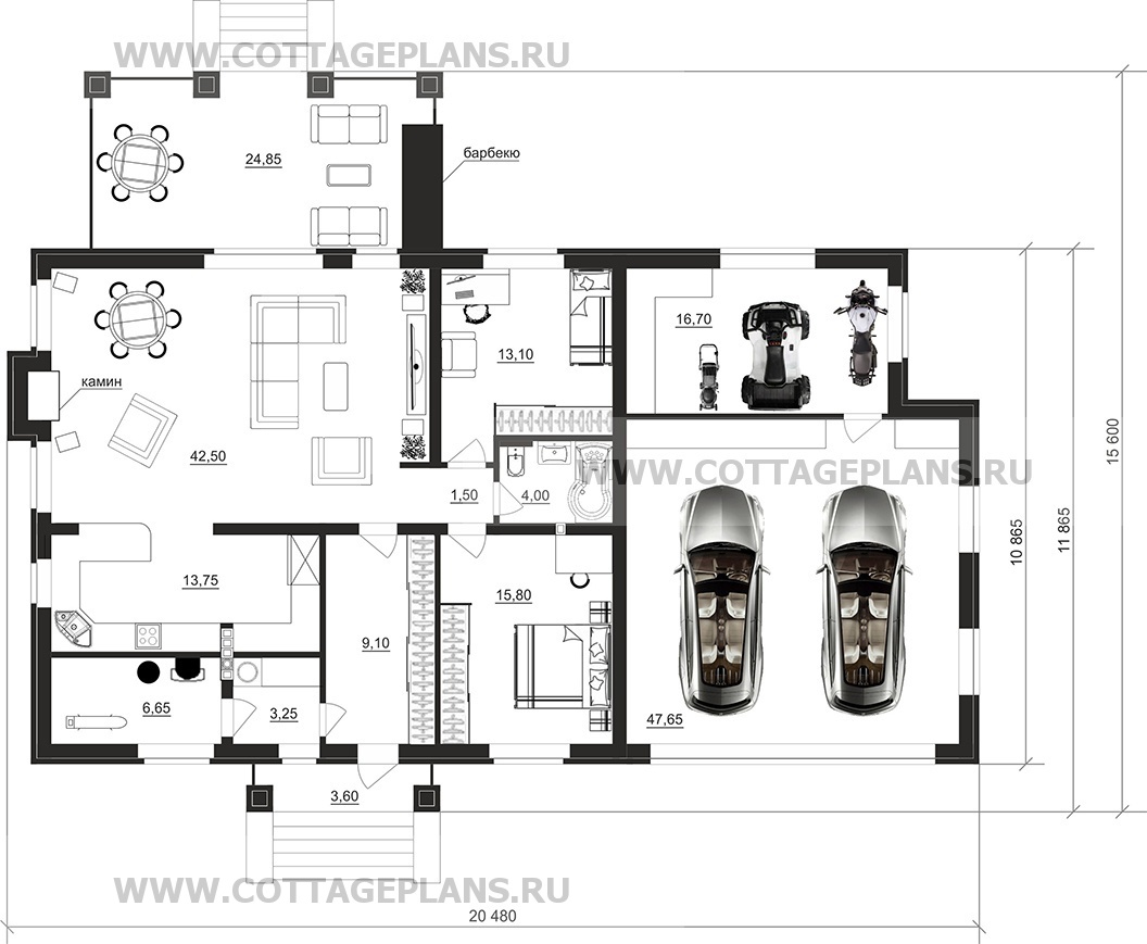 Поэтажные планы проект дома 702-25 общ. площадь 175,70м2