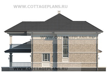 Фасады проект дома 17-03 общ. площадь 357,25 м2