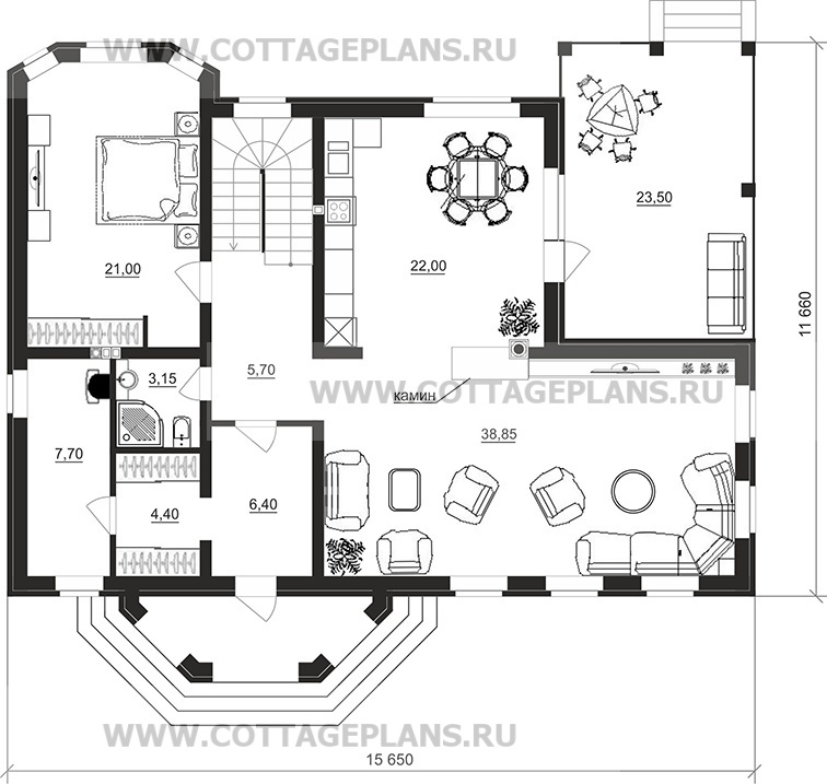 Поэтажные планы проект дома 95-97 общ. площадь 226,15 м2