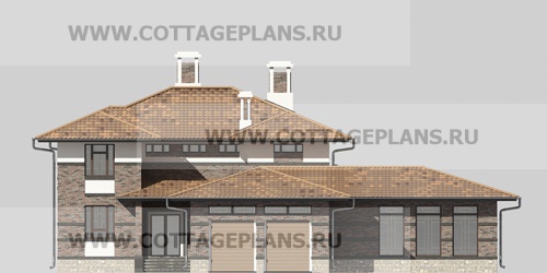 Фасады проект дома 24-13 общ. площадь 508,60 м2