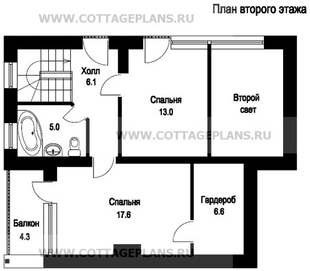 Поэтажные планы проект дома 47-24 общ. площадь 109,4 м2