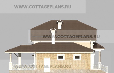 Фасады проект дома 14-73 общ. площадь 173,50 м2