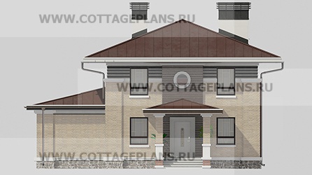 Фасады проект дома 208-10 общ. площадь 108,75м2