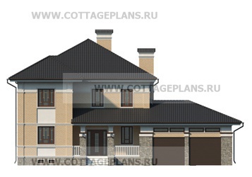 Фасады проект дома 23-02 общ. площадь 218,05 м2