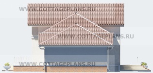 Фасады проект дома 22-75 общ. площадь 196,30 м2