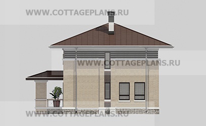 Фасады проект дома 108-09 общ. площадь 124,75м2