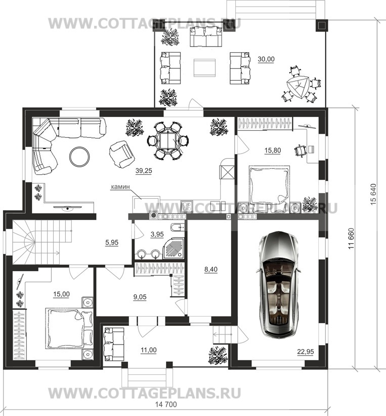 Поэтажные планы проект дома 84-32 общ. площадь 252,50 м2