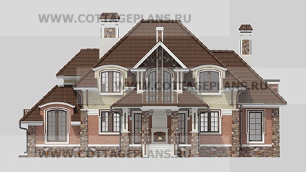 Фасады проект дома 76-81 общ. площадь 381,45 м2