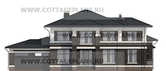 Фасады проект дома 103-80 общ. площадь 574,05 м2