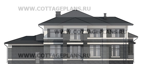 Фасады проект дома 202-77 общ. площадь 341,7 м2