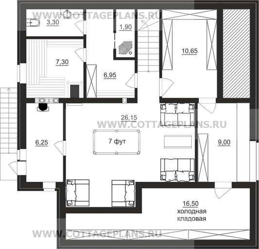 Поэтажные планы проект дома 15-40 общ. площадь 240,10 м2