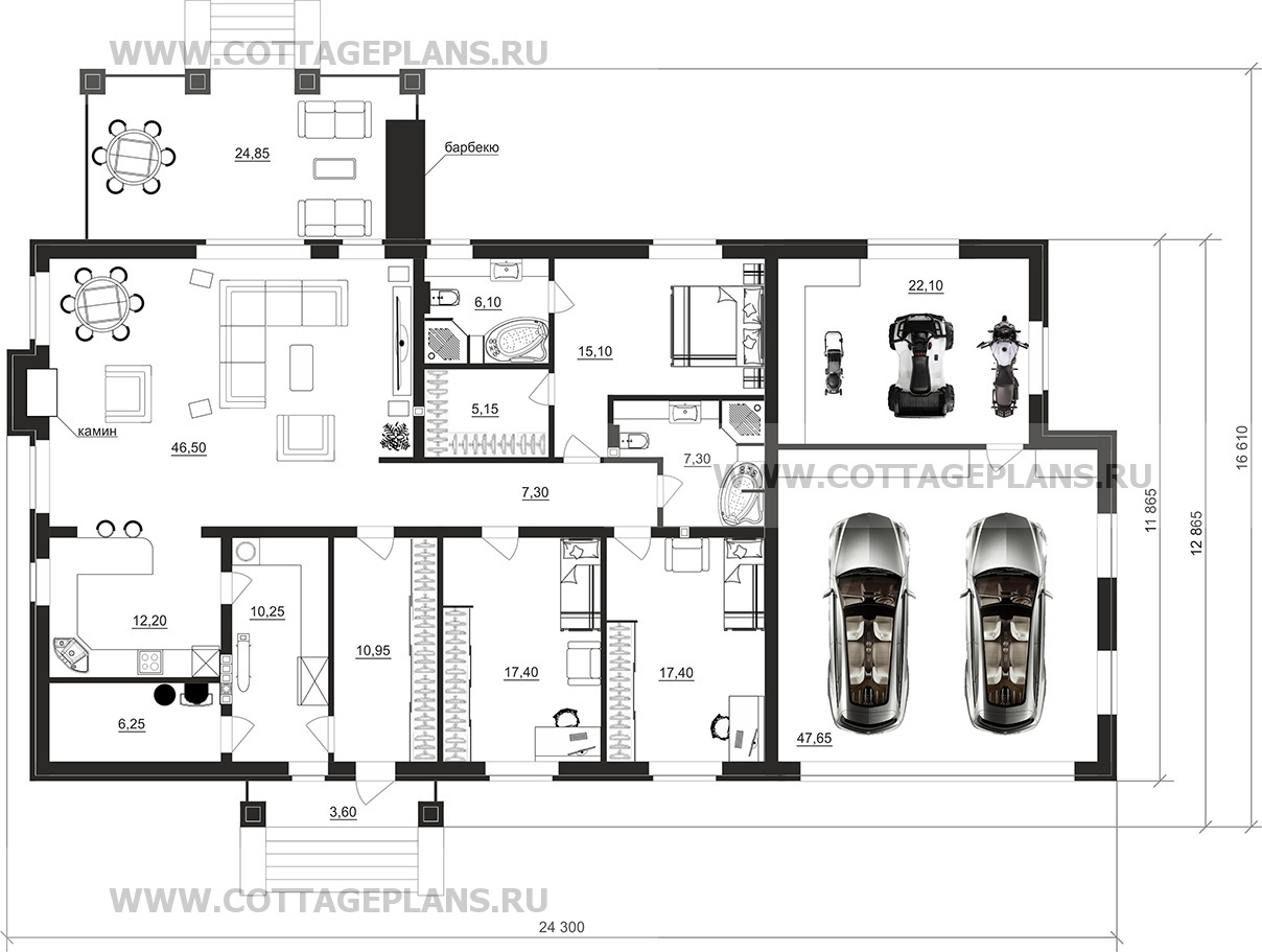Поэтажные планы проект дома 902-38 общ. площадь 232,00м2