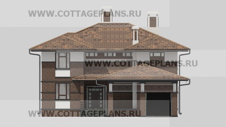 Фасады проект дома 17-24 общ. площадь 372,85 м2