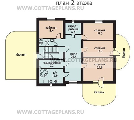 Поэтажные планы проект дома 50-74 общ. площадь 650,0м2