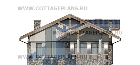 Фасады проект дома 206-28 общ. площадь 192,25 м2