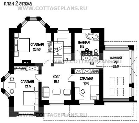 Поэтажные планы проект дома 47-10 общ. площадь 339,5 м2